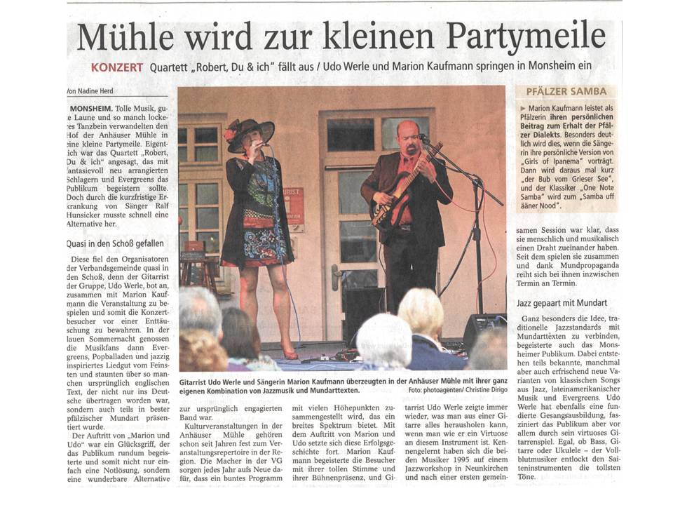 Konzert in Monsheim